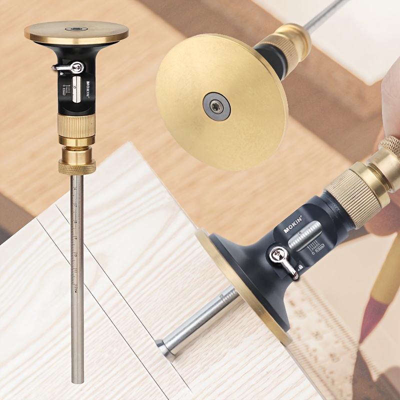 Woodworking Marking Knife - Aluminum Woodworking Wheel Marking Gauge -