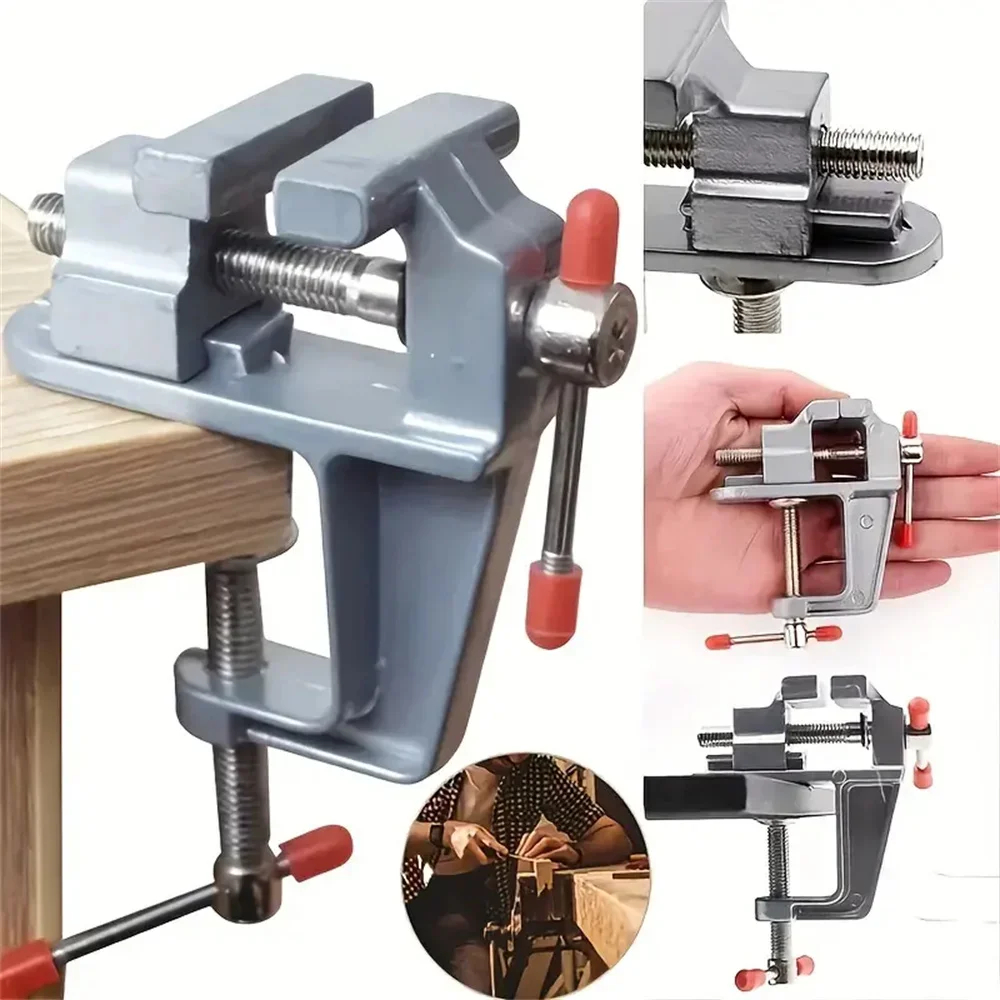 Woodworking Bench Vise - 2026 Mini Bench Vise Muliti-Funcational 3.5&quot