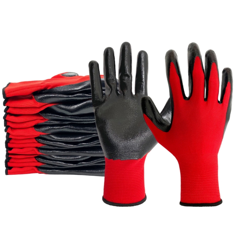 Woodworking Gloves - 20PCS PU Coated Safety Work Gloves