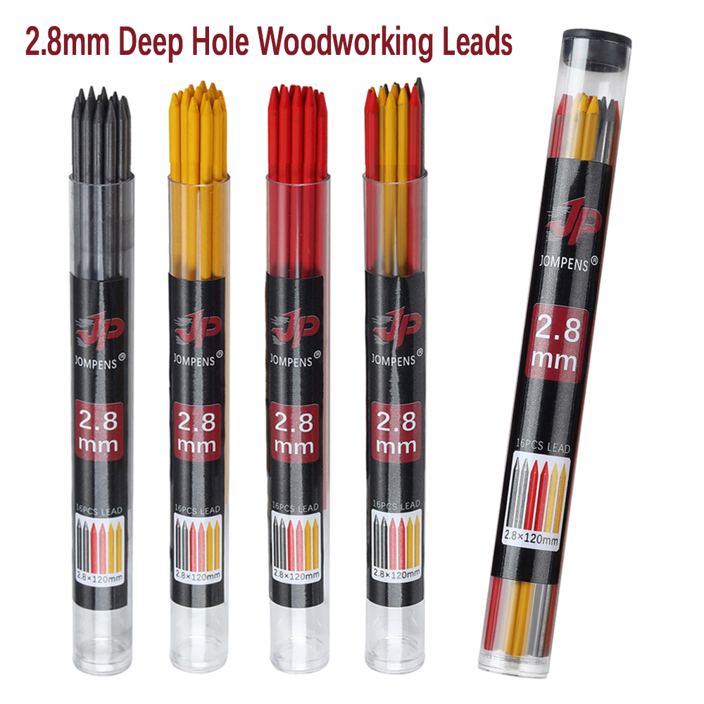 Woodworking Marking Knife - 16pcs/box Woodworking Pencil Lead, 2.8mm 2B