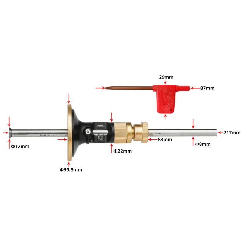Aluminum Woodworking Wheel Mar - Woodworking Marking Knife recension och pris