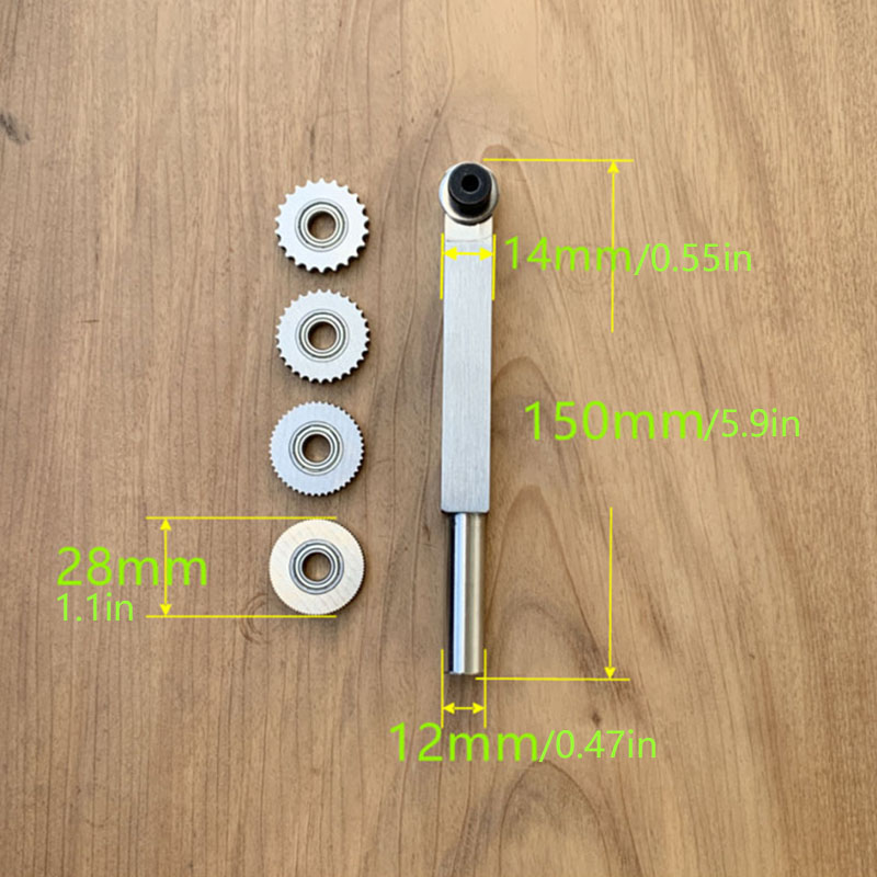 1Set Single Wheel knurling Too - Woodworking Lathe recension och pris