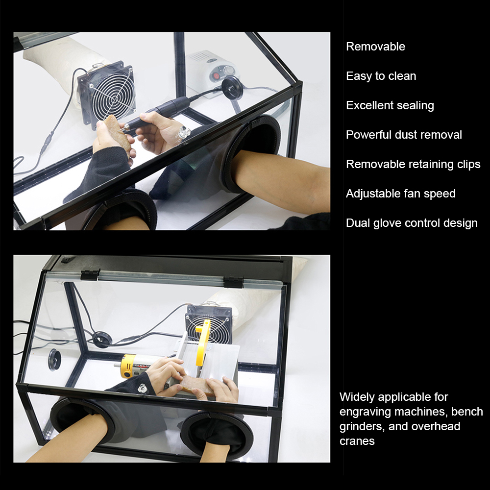 Tungfull Transparent Acrylic P - Woodworking Gloves recension och pris