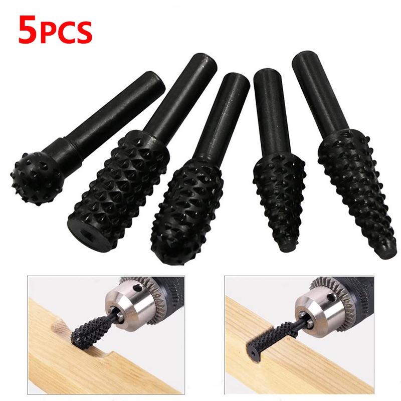 5PCS Drill Bit Set 1/4'' 6mm S - Woodworking Marking Knife recension och pris