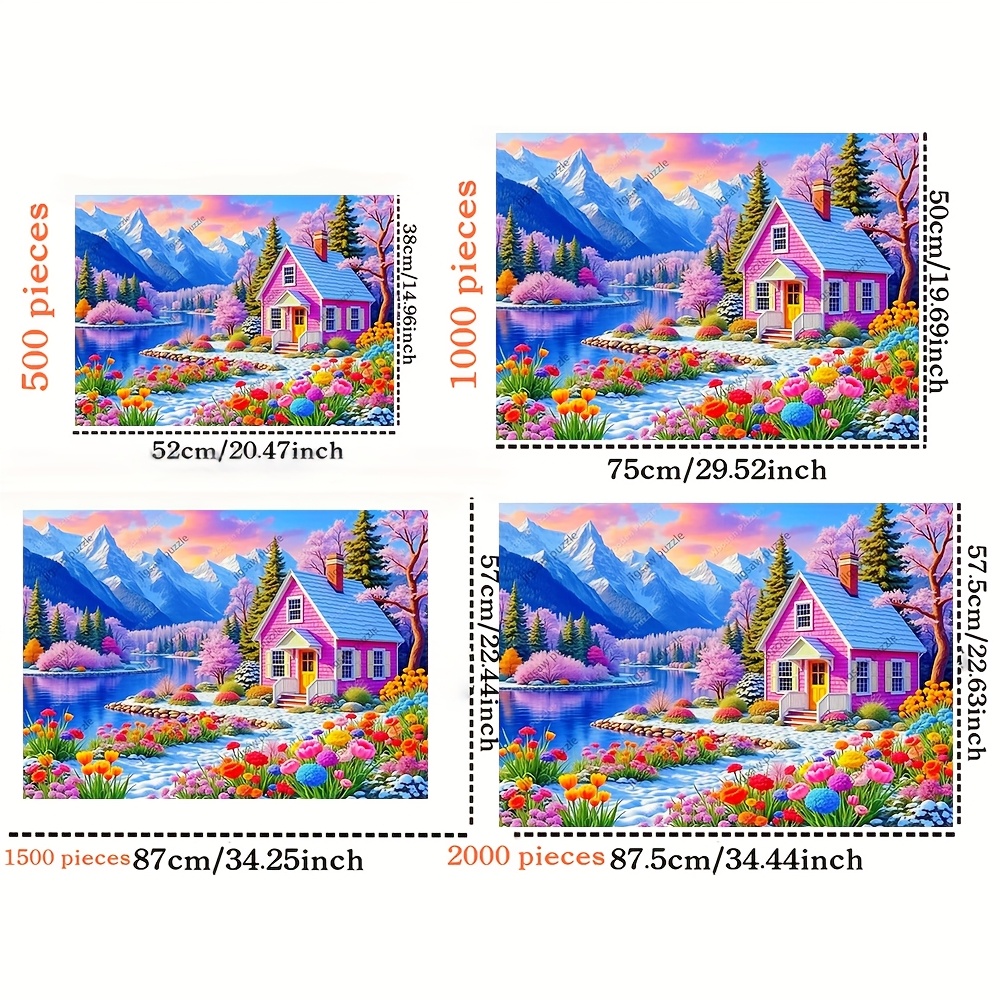 2000/1500/1000/500pcs Wooden J - Woodworking Jigsaw recension och pris