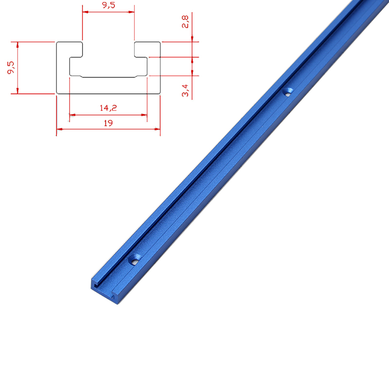 1Pc 19/30/45/75Type T-tracks T - Woodworking Jigsaw recension och pris