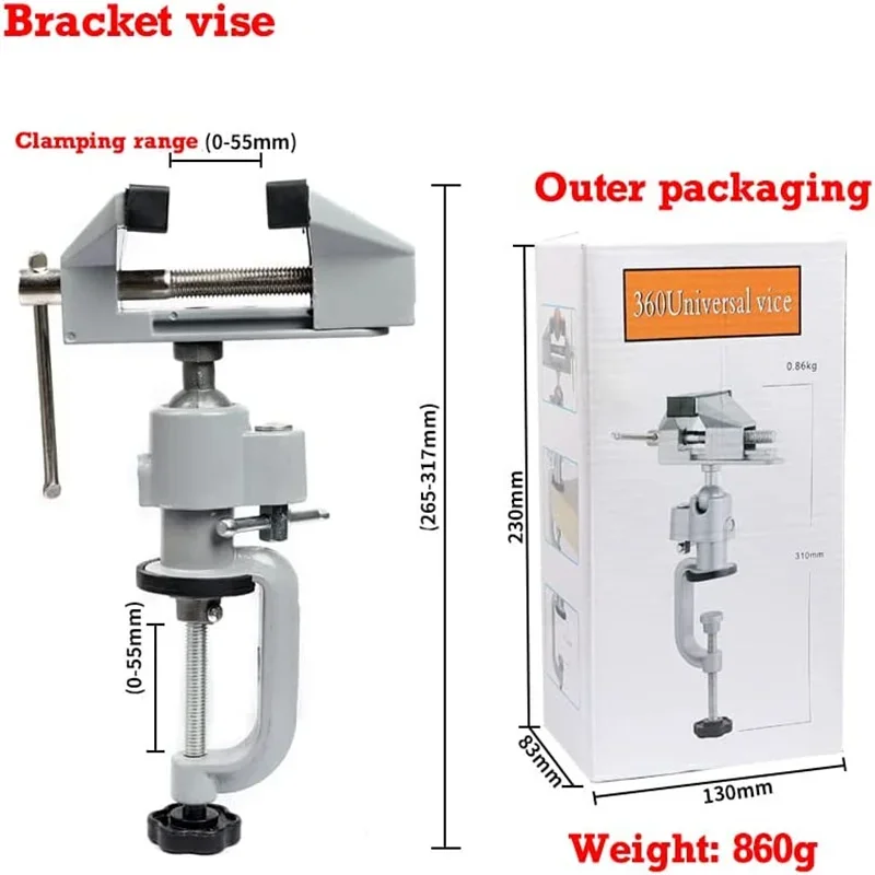 Multifunctional Aluminum Alloy - Woodworking Bench Vise recension och pris