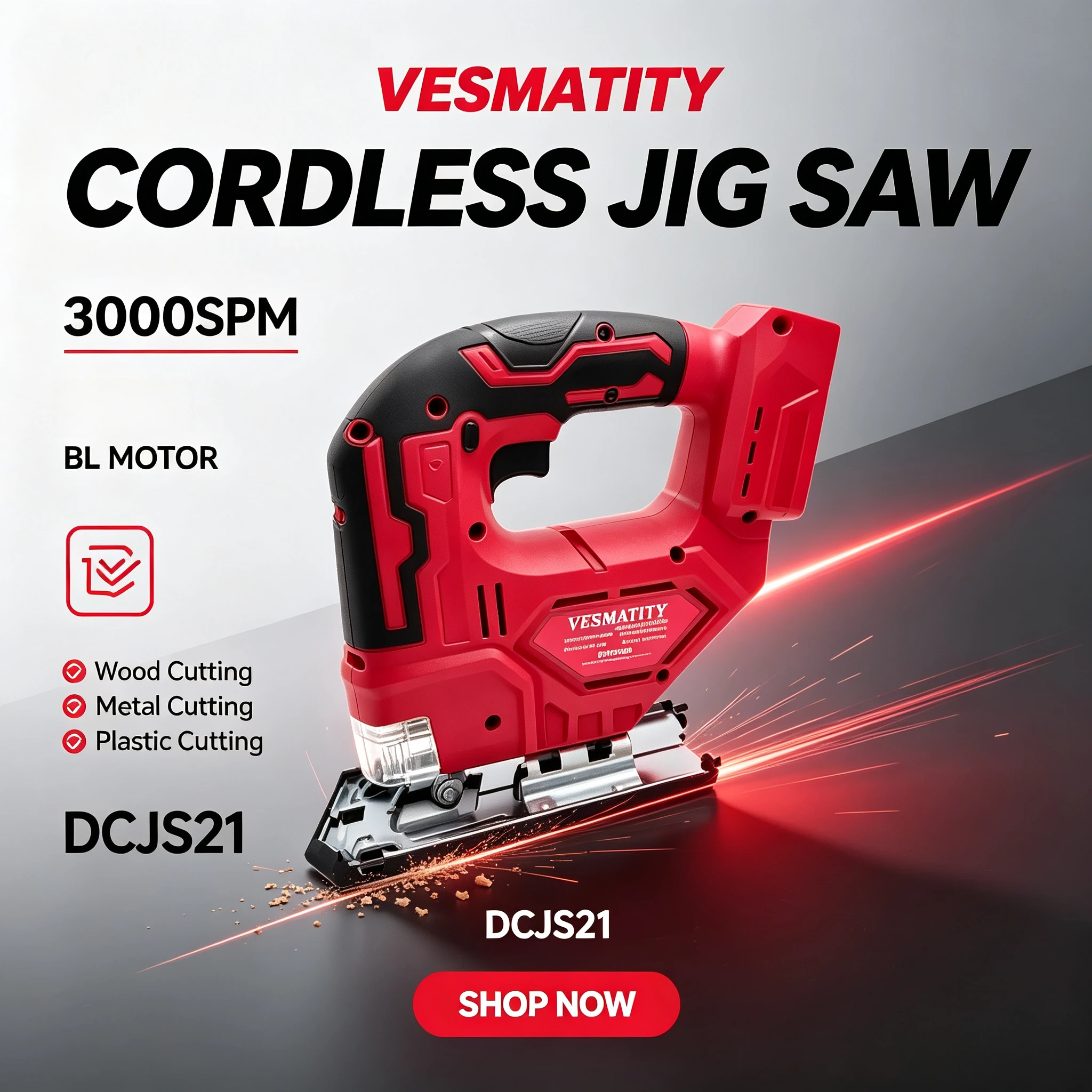 Brushless Curve Saw Cordless E - Woodworking Jigsaw recension och pris