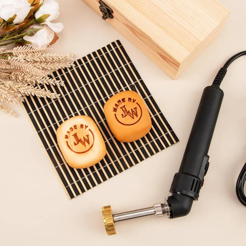 2.5-5.2cm Logo Custom Leather  - Woodworking Logo Design recension och pris