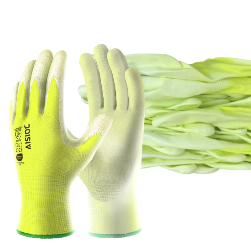 10 Pairs Of PU Coated Work Glo - Woodworking Gloves recension och pris