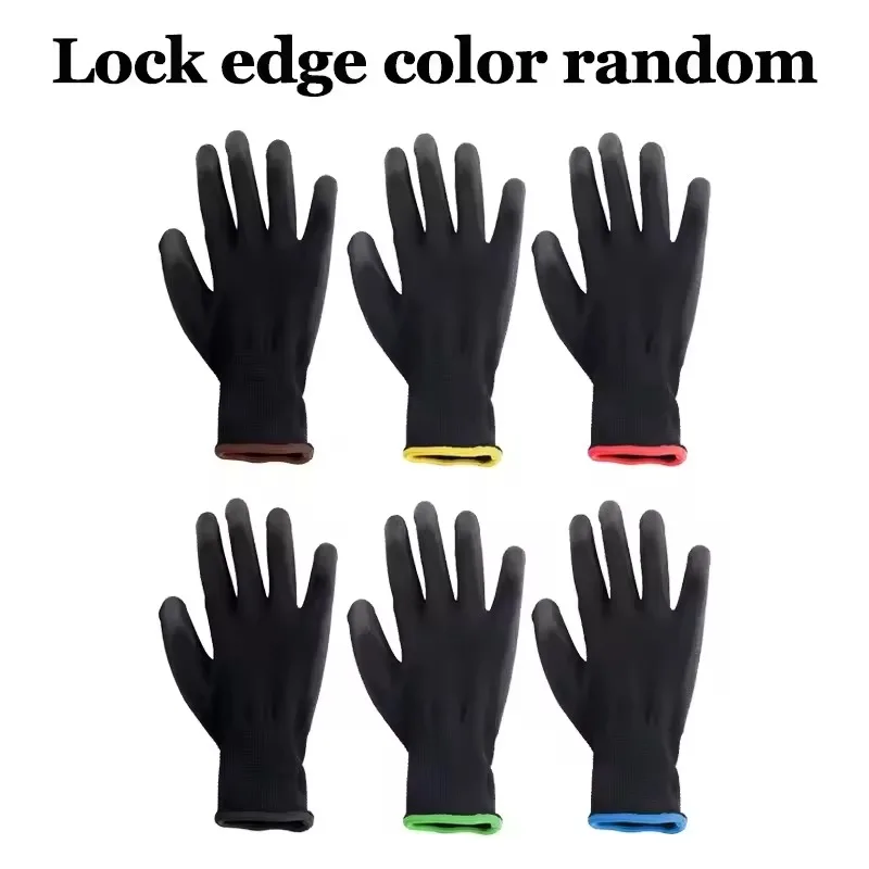 6/12/18PCS Black PU Coating Gl - Woodworking Gloves recension och pris