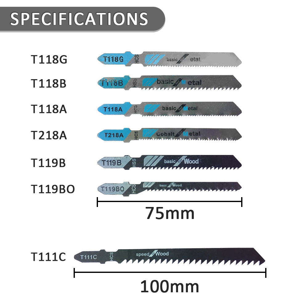 35-Piece Jigsaw Blade Set, Mix - Woodworking Jigsaw recension och pris