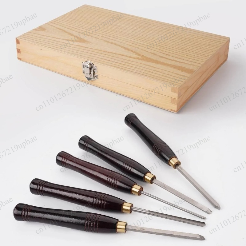 5Pcs HSS Lathe Chisel Set High - Woodworking Lathe recension och pris