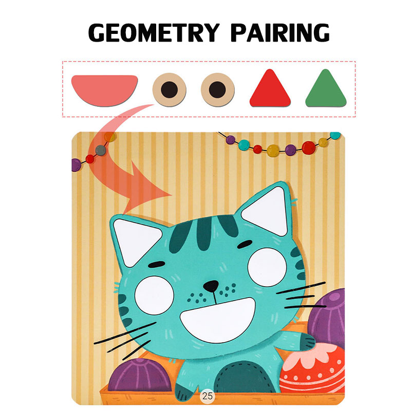 Materials Geometric Shape Matc - Woodworking Jigsaw recension och pris